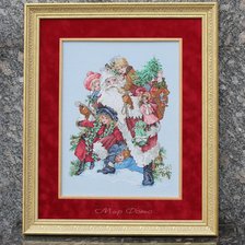 Работа «Санта с друзьями от Жанлин»