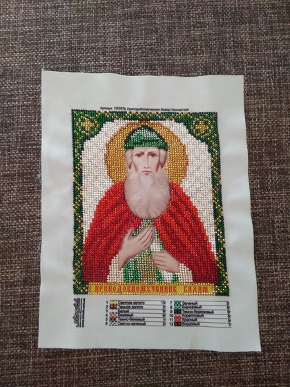 Работа «Ікона Великомученик Вадим»