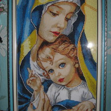 Работа «Мадонна с ребёнком.»