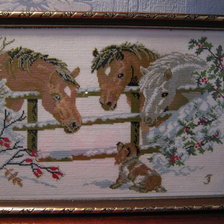 Работа «Зимний пейзаж.»