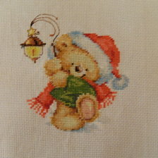 Работа «Новогодний мишка»