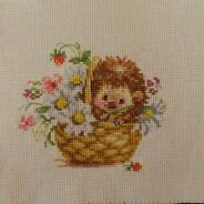 Работа «Ёжик в ромашках»