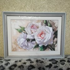 Работа «Белые розы»