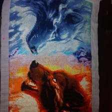 Работа «Волки.Огонь и лёд»