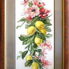 Работа «Композиция с лимонами»