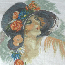 Работа «Дама в шляпе»