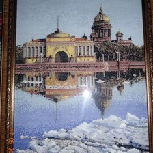 Работа «Ледоход на Неве (Моя серия "Петербург")»
