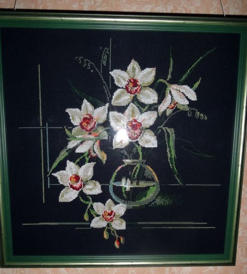 Работа «Орхидеи»