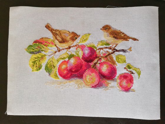 Работа «Пеночки и слива от Алисы»