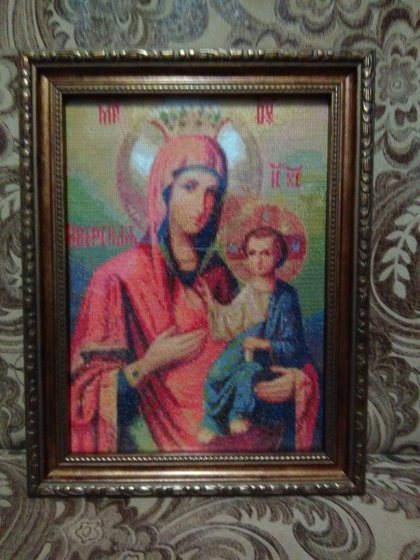 Работа «икона Иверской Богородицы»