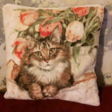 Работа «Кошка - Подушечка в подарок»