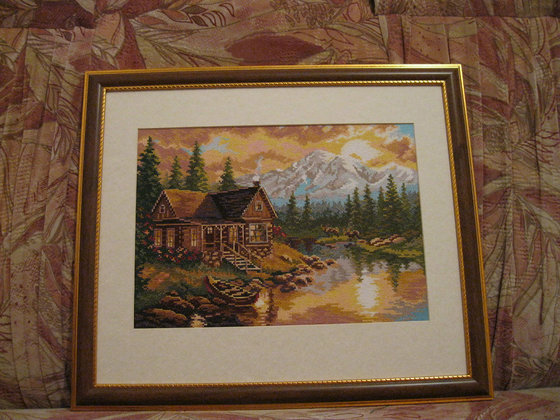 Работа «Вечер в горах»