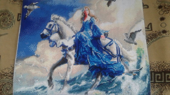 Работа «Дева на коне»