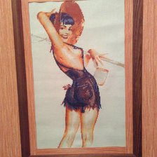 Работа «Девушка с удочкой»