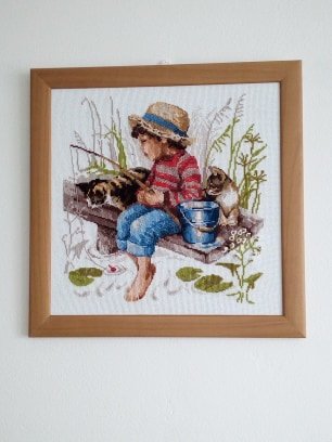 Работа «Любитель-рыболов»