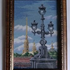 Работа «Вид на Петропавловскую крепость (Моя серия "Петербург")»