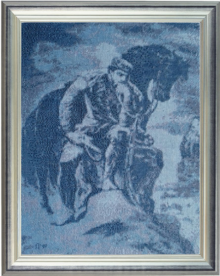 Работа «Тариэл у реки»