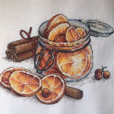 Работа «Баночка с лимонами»