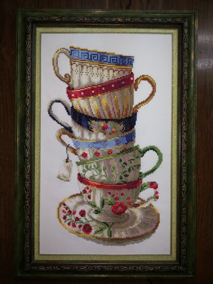 Работа «Чайные чашки»