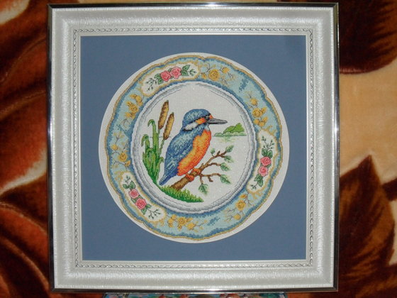 Работа «Тарелочка "Зимородок"»