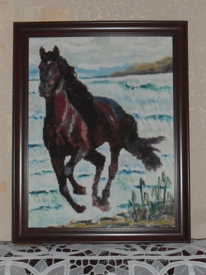 Работа «Мустанг и Море.»