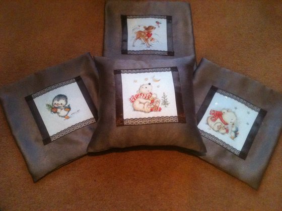 Работа «Подушки зверушки»