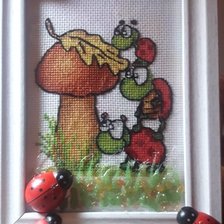 Работа «gribochek s druzyami :) uje v ramke»