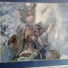 Работа «Эльф и лев»