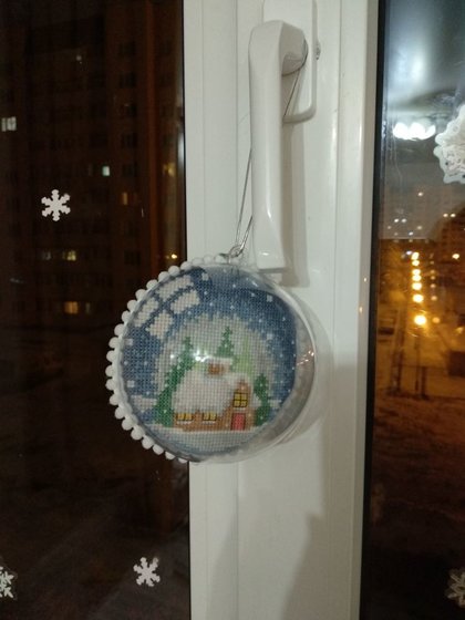 Работа «новогодний шарик»