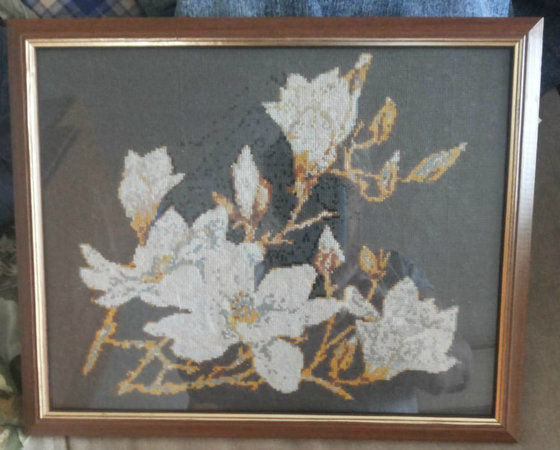 Работа «нежный букет»