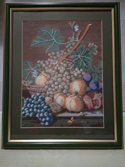 Работа «По картине Жана Франсуа Даля  Фрукты»