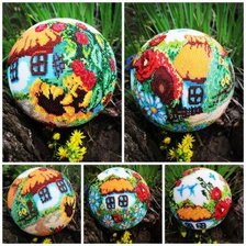 Работа «Лето в деревне»