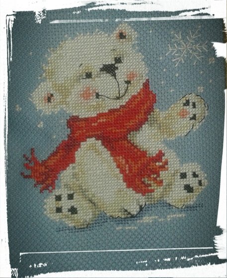 Работа «Белый мишка»