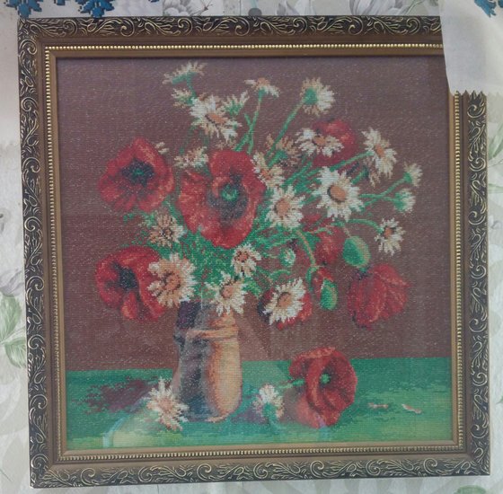 Работа «Букет полевых цветов»