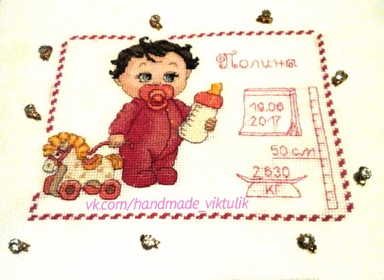 Работа «Метрика для девочки»