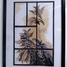 Работа «Витраж "Настроение осени"»