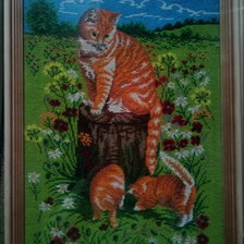 Работа «Семья на прогулке»