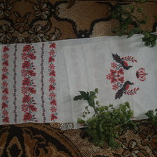 Работа «рушник для внука»