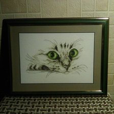 Работа «Взгляд КОТА (в оформлении)»