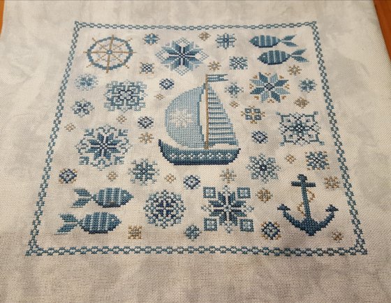 Работа «Морской сэмплер»