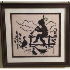 Работа «"Дети". Мальчик с дудочкой. монохром.»