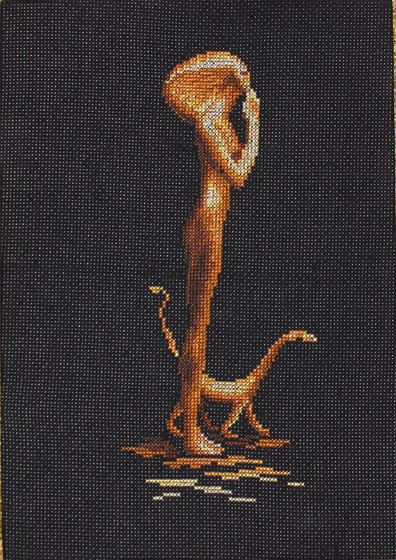 Работа «Девушка с драконом»