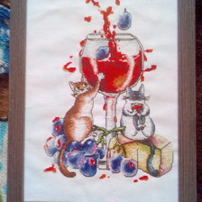 Работа «Оформленные котики»