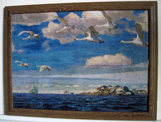 Работа «А.А. Рылов ''В голубом просторе''»