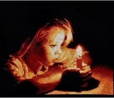 Работа «Девочка со свечой»