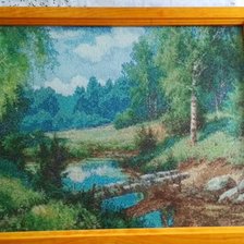 Работа «Утро в лесу»