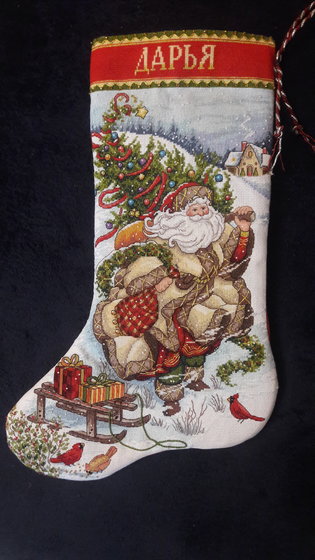 Работа «Сапожок для дочки»