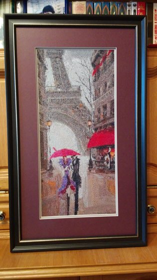 Работа «парижские зонтики»