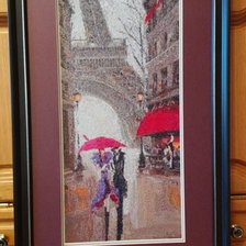 Работа «парижские зонтики»