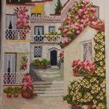 Работа «Тихий дворик»